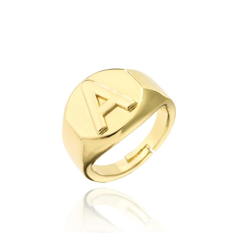 

Cluster Rings TOBILO Hip Hop Ring Letter For Women Punk Vintage Gold Couple Fashion Wedding Jewelry