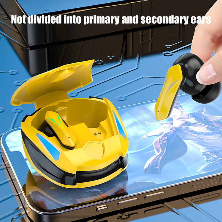 

M5 Wireless TWS5.0 Stereo Earphones Bluetooth5.0 Headset Sports Headphones Noise Cancelling Gaming Earbuds with Charging Case, Black