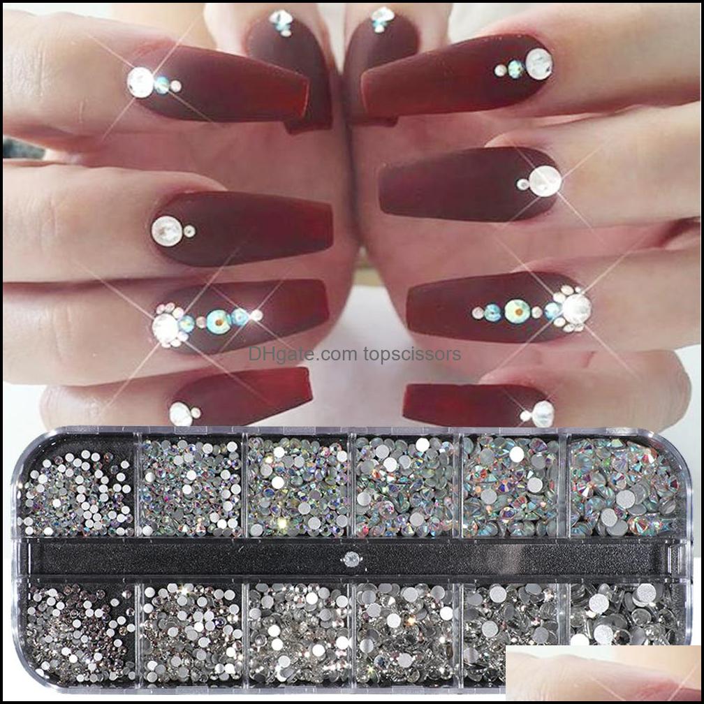

Nail Art Decorations Salon Health Beauty Crystal Strass Rhinestone Decoration Mixed Size Clear Ab Non Fix Flatback Gem For Manicure Access