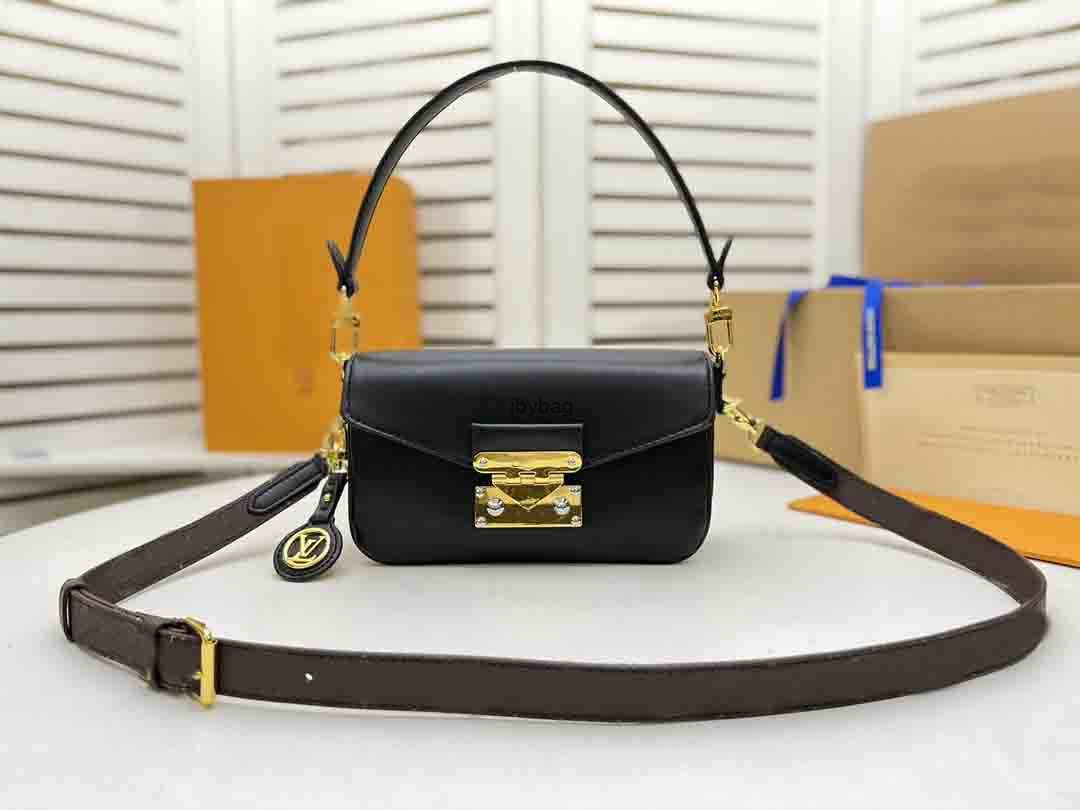 

2022 5A M20393 M20396 Swing Bag Classic S-lock Women Shoulder Bags Crossbody Bag Fashion Leather Handbags Female Famous Designer Purse Mini Flap Bag 24cm