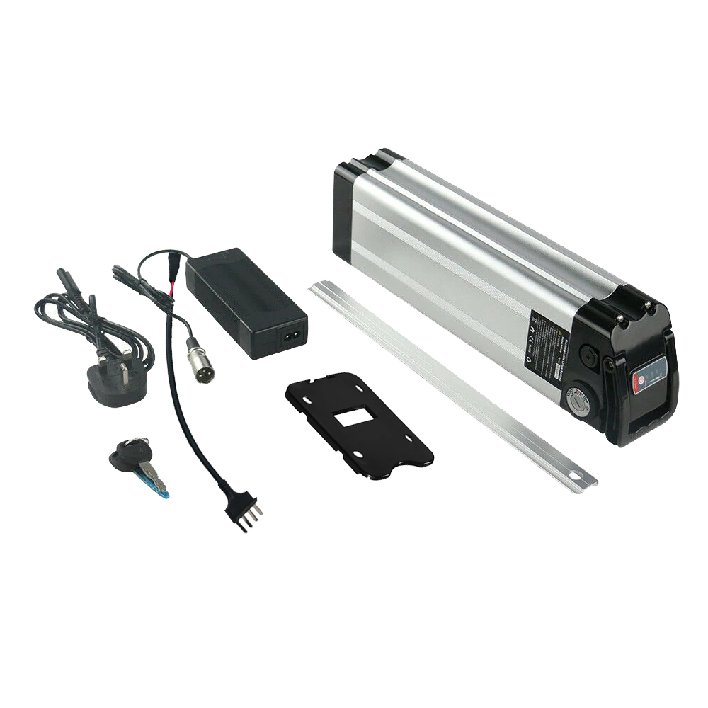 

E-bike lithium battery 48Volt Electric Folding Bicycle Batteries 48v 20ah Silver Fish Case With BMS 54.6V 2A charger