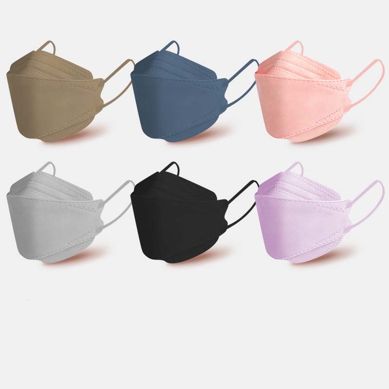 

kN95 fish mouth mask 3d three-dimensional dustproof and anti-smog color fashion cute disposable facemasks