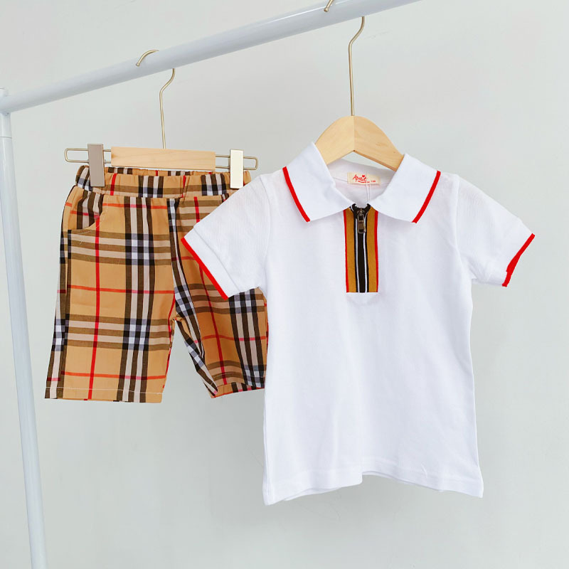 Vêtements de créateurs de vente au détail Ensembles de créateurs enfants