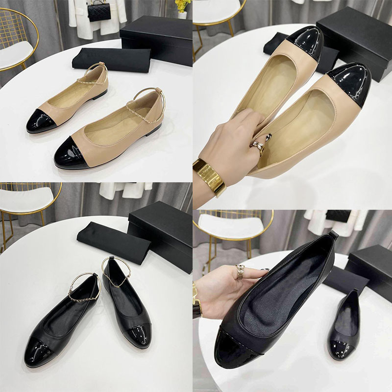 

Designer Sandals Women Nude Shoes Gold Metal Foot Ring Sandal Sheepskin Lofers Lining Fabric Low Heels Shoes Black Color Classic Shoe, Color 4