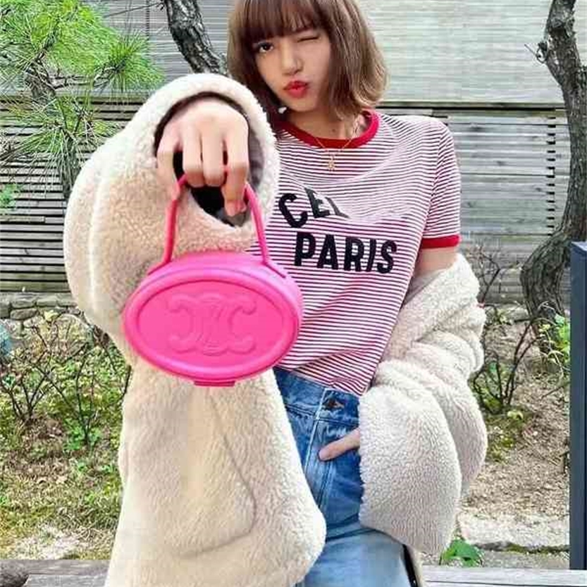 

2022 High Quality new special offer Model spring summer same short sleeve Arc de Navy letter Stripe Print T-shirt women CE, Picture color