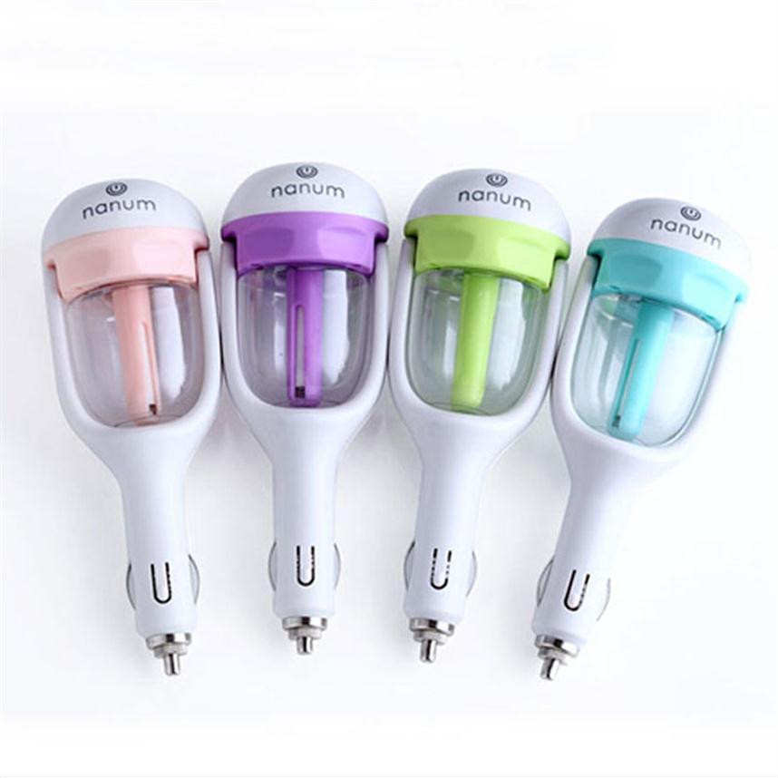 

12V Car air freshener Car Humidifier Air Purifier Aroma Diffuser Essential oil diffuser Aromatherapy Mist Maker Fogger218A