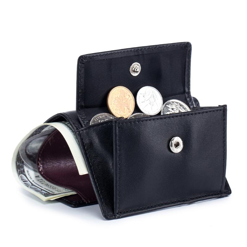 

Wallets Genuine Leather Short Wallet Men Classic Black Soft Purse Coin Pocket Holder Money BagsWallets