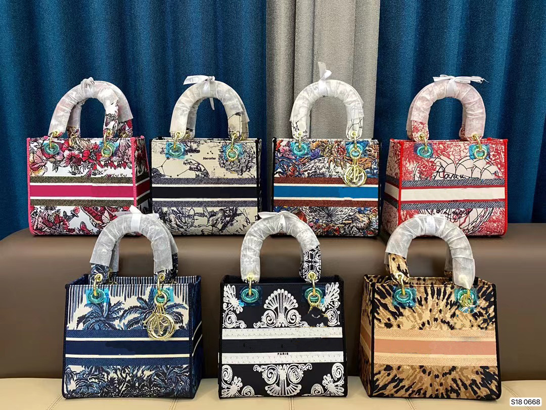 

Luxury Designer Diana Bags Embroidery Texture Fashion Handbags Women's bag Trend One Shoulder Bag Popular Tote, 04