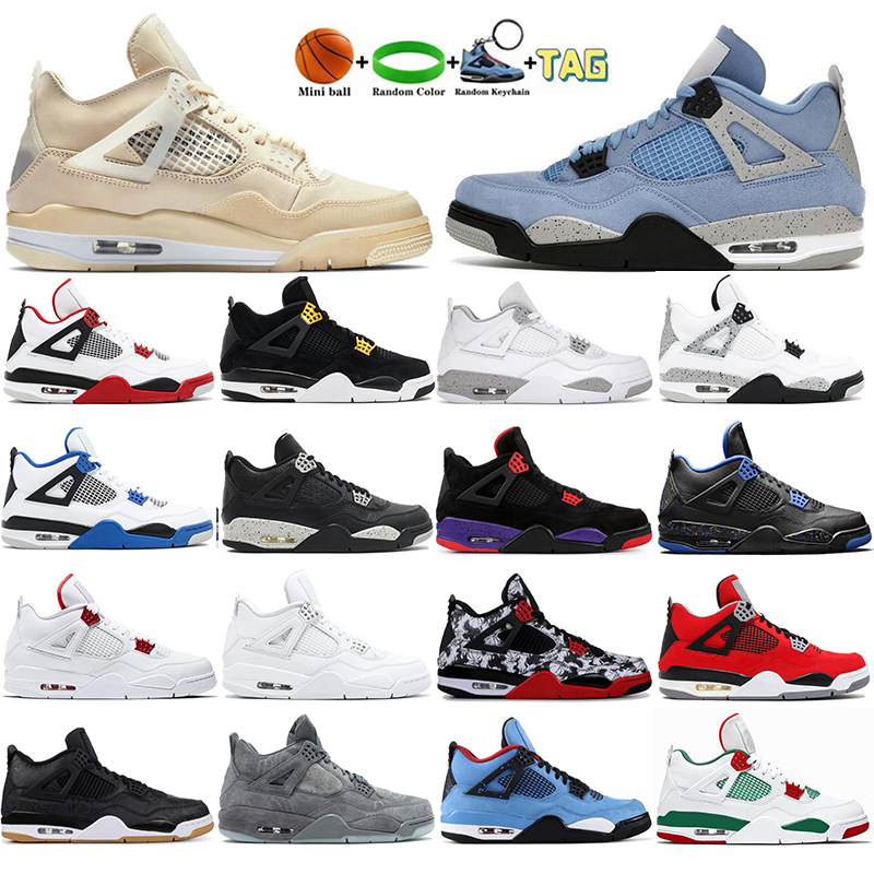 

Jumpman 4 OG 4s Sail 2022 Oreo Shimmer Mens Basketball Shoes University Blue The Wild Things Zen Master Military Black Taupe Haze Men Women, #5 motorsport 40-47