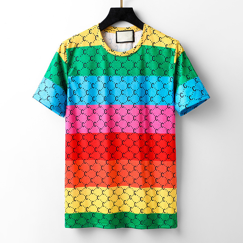2021 T-shirt à manches courtes hommes style européen et américain une variété de vêtements amples d'automne garçons tendance de la mode coréenne
