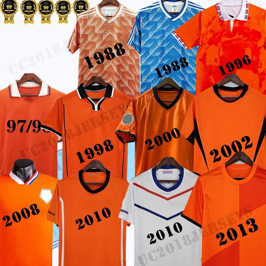 

Retro 1988 Soccer Jerseys 88 Van Basten 1997 1998 1994 Holland BERGKAMP 96 97 98 12 14 Gullit Rijkaard DAVIDS 2000 2008 classic football shirts kids kit 001, 1988 away