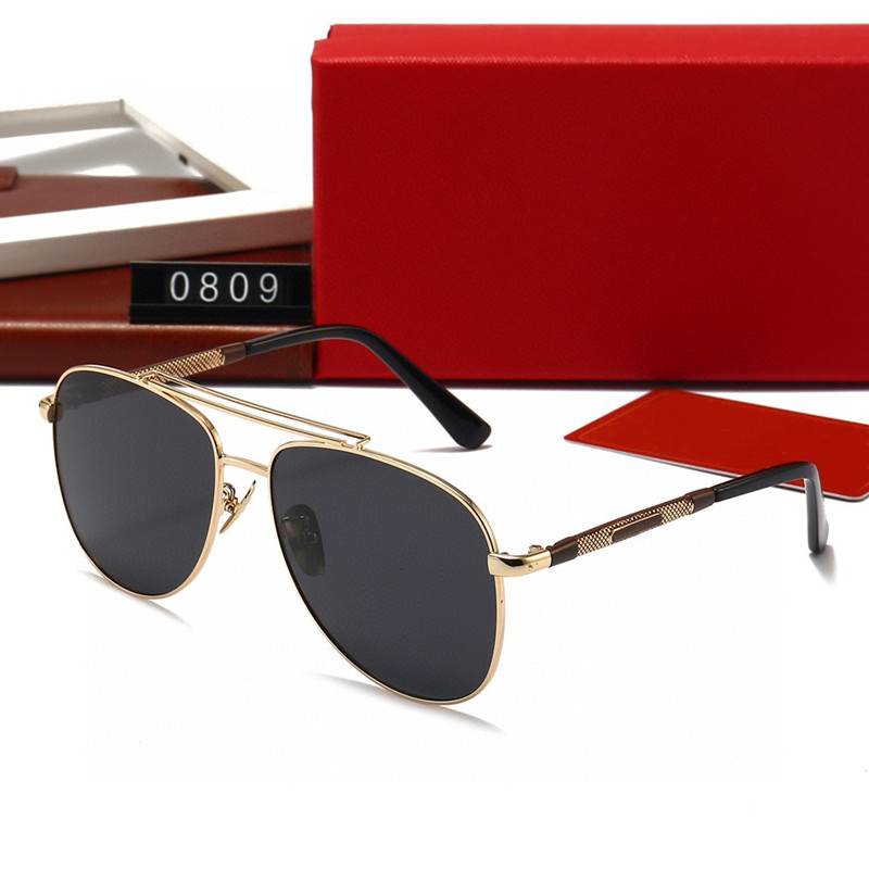 

Designer Sunglasses for Men and Women Luxury Brand Sunglass UV400 Pilot Fashion Driving Goggle Frame Sun glasses Ladies Vintage Eyeglasses With Box