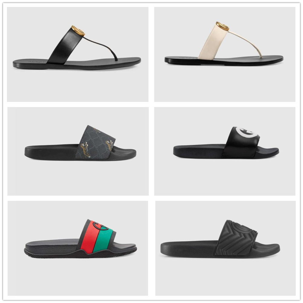 

2022 High Luxury Slides Designer shoes Sandals Lady women slippers with Correct Flowers printing leather original box dust bag Fashion men platform sneakers 35-46