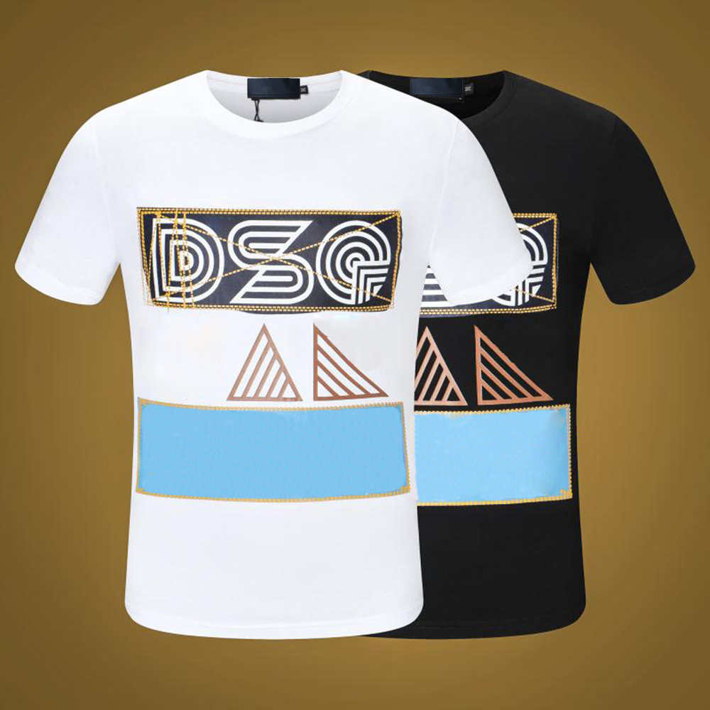 

DSQSURY 2022SS New Mens Designer T shirt Paris fashion Tshirts Summer DSQ T-shirt Tees Male Top Quality 100% Cotton Top G8040, Black