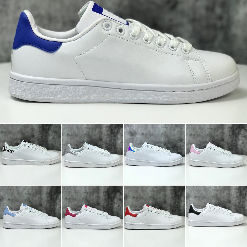 

1 1 trail running shoes Classic women men stan shoe smith sneakers triple white black designers gold leather upper lace up trainers sports size rubber sole anti slip 44, #4