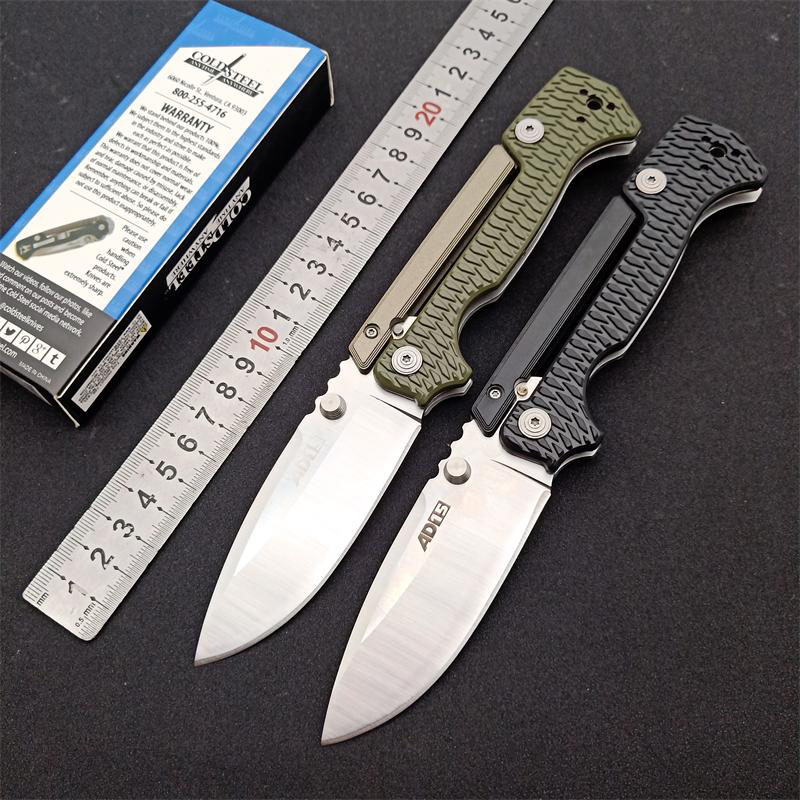 

2022 Cold Steel AD15/AD-15 Tactical Folding Knife (Glass Fiber Handle) S35vn Sharp Blade Camping Survival Knives Outdoor Tools Gift AD10 AD-10 For Men