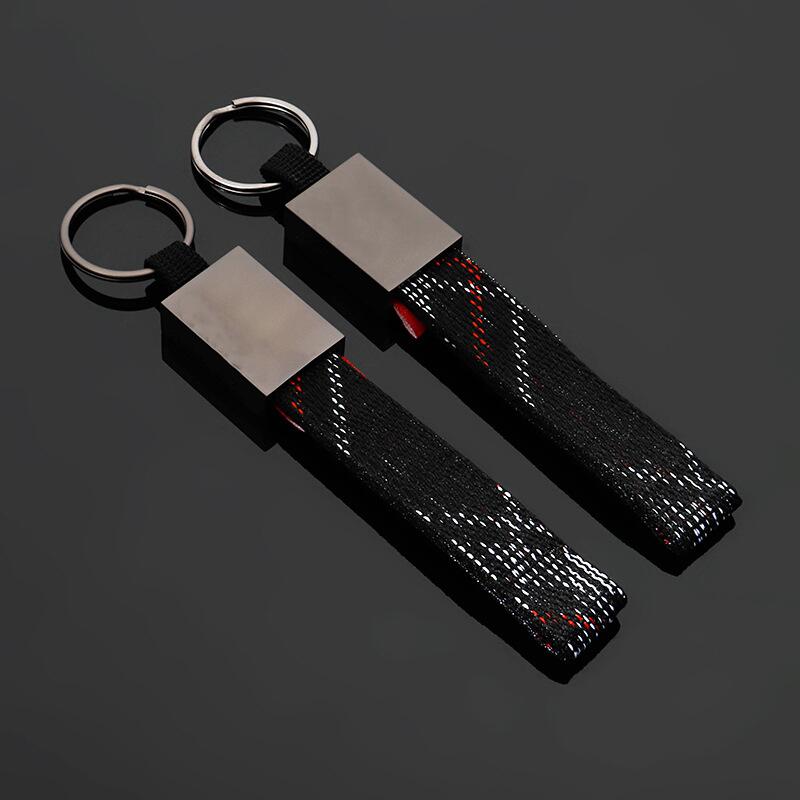 

Kintting Nylon Car Logo Key Chain Ring Fob Keychain Keyring Keyfob for AUDI VOLKSWAGEN VW GTI CNYOWO