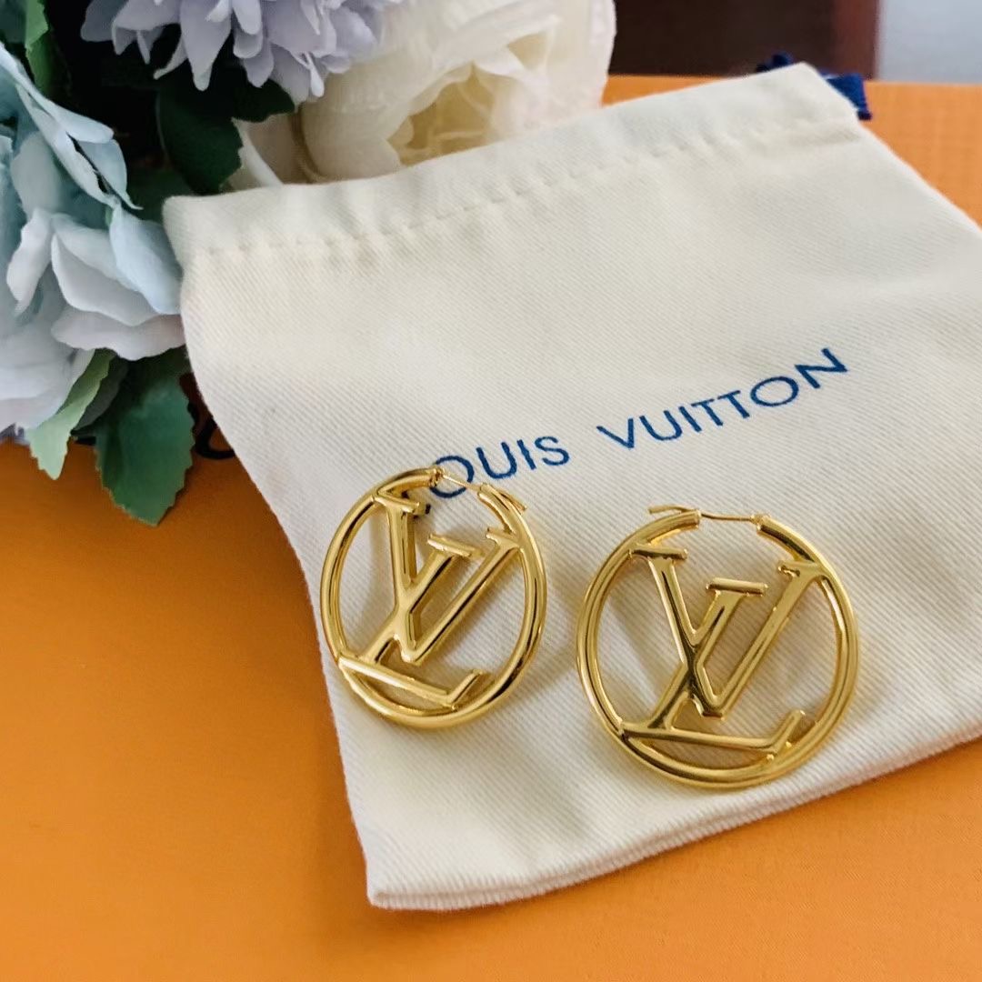 2022 mode boucles d'oreilles créoles en or pour dame femmes fête mariage amoureux cadeau fiançailles bijoux pour mariée