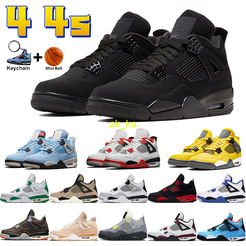 

Black Cat Tour Yellow 4 4s Basketball Shoes Men Women Sneakers University Blue Cactus Jack Shimmer SP Pine Green Fire Red Metallic Purple US, 37. laser black gum