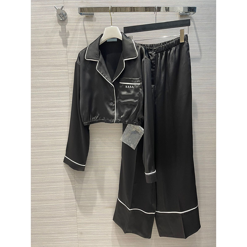 

New Autumn Fashion Elegant Women's Two Piece Pants 2022 New Long Sleeve Casual Letter Tops Elastic Waist Wide Legs, Green