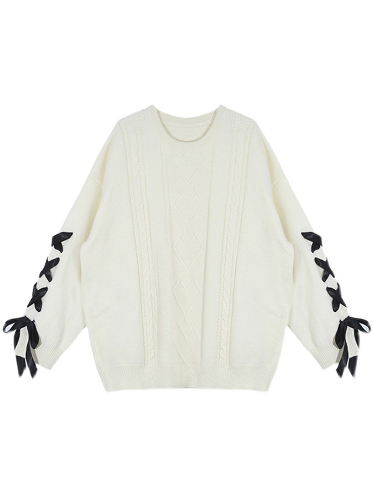 

Women Top Harajuku Chic Sweater Autumn Office Lady Long Sleeve Sweater Jumpers Loose Sweaters, Orange
