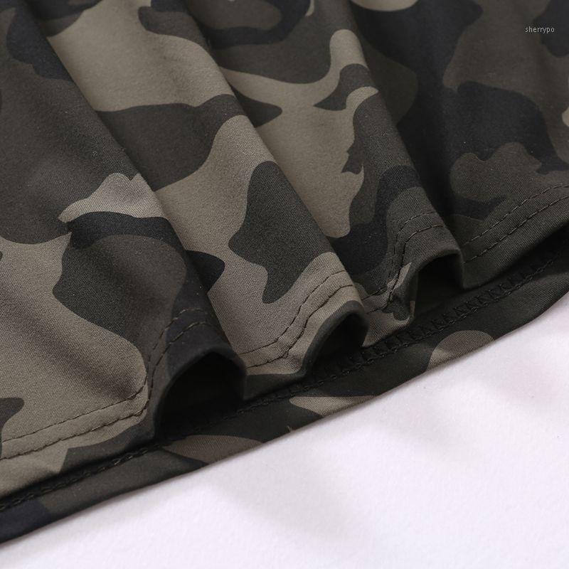 

Women's T-Shirt Women Camouflage Printed Short Sleeve O-Neck Slim Tops Cotton Blend Soft Y4QB, As pic