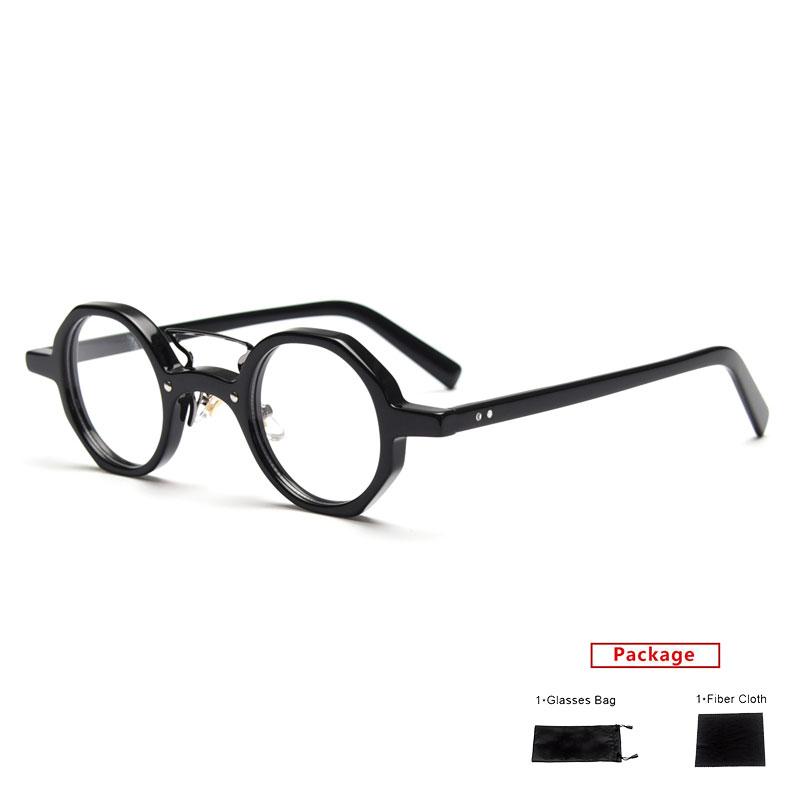 

Fashion Sunglasses Frames Mimiyou Polygon Acetate Glasses Frame Women Anti Blue Light Optical Eyewear Men Eyeglasses Clear UV400 Computer
