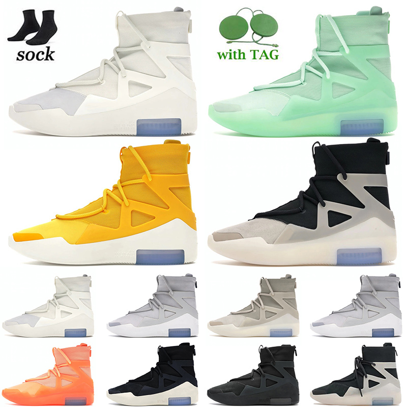 

Top Quality Fears 1 Boot Basketball Shoes Men Women Designer Gods Sneakers String Off-Noir Frosted Spruce Triple Black Oatmeal White Sail Amarillo Off Sports US 12, # 36-45