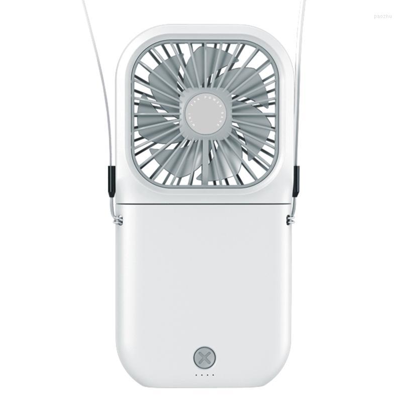 

Electric Fans Portable Neck Fan - 180 ° Foldable Personal Mini With Lanyard USB Rechargeable 3000mAh Mobile Power For Men And WomenElectric