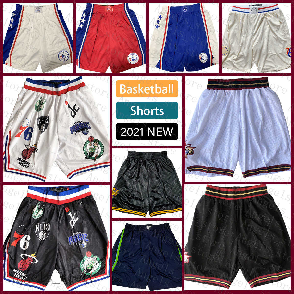 

Philadelphia''76ers''Men Basketball Shorts 2022 New 01