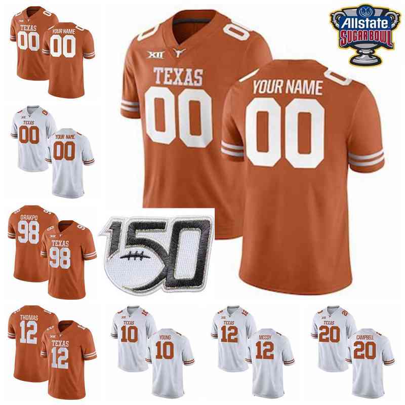

Texas Longhorns College Football Jerseys Quandre Diggs Jersey Sam Acho Garrett Gilbert 3 Hicks Kenny Vaccaro 8 Shipley Custom Stitched, Mens orange with sugar bowl patch