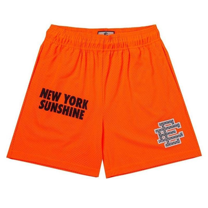 

Men's Shorts EE Basic Short York City Skyline Mens Casual Fitness Sports Pants Summer Gym Workout Mesh, Orange