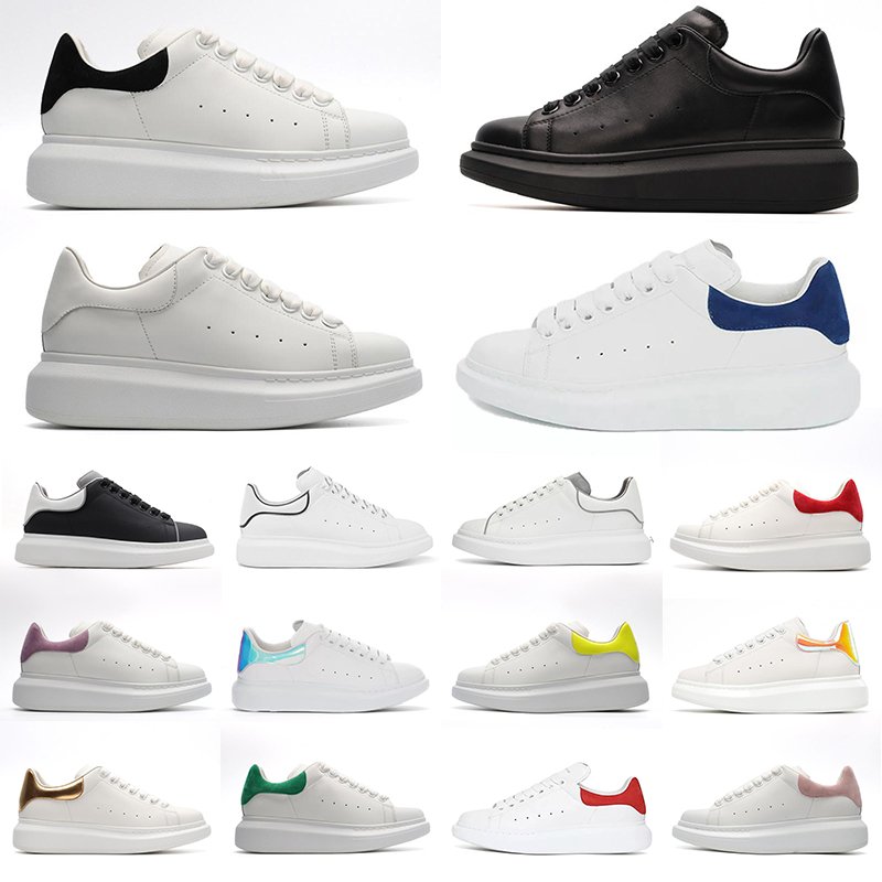 

Designer Running shoes McQUEENs Alexander men women black white red suede grey Beige purple green pink Mens Trainers Outdoor Sport Sneakers