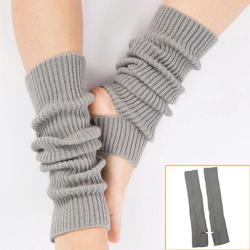 

Socks & Hosiery Woman Gym Fitness Dancing Female Daily Wear Exercising Keep Warm Latin Dance Long Section Knitting Walking 7C2139, Beige