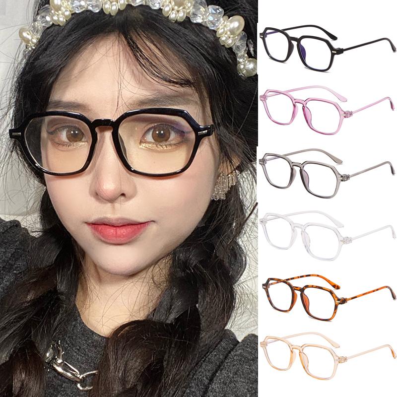 

Fashion Sunglasses Frames Anti-blue Glasses Men Women Retro Round Metal Frame Anti Blue Light Decorative Computer Gaming For MenFashion