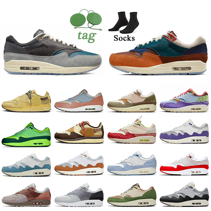 

2022 Top Quality 1 Kasina Won Ang Grey Women Mens Running Shoes Light Madder Root Oregon Ducks Wabi Sabi Concepts 87 Patta 1s Waves Trainers Big Size 13 Fashion Sneakers, D41 university blue 36-45