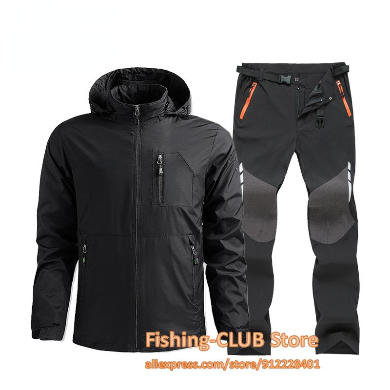 

Hunting Jackets Autumn Men's Summer Fishing Suits Waterproof Clothing Quick Drying Windbreaker Outdoor Mountaineering JacketsHunting