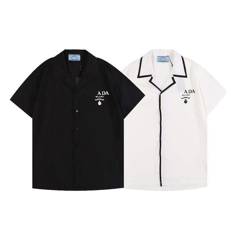 2022 Mode Sommer luxe Designer M¦nner Chemises décontractées Kurzarm Tops Hawaiianer Strand Lose Hemden