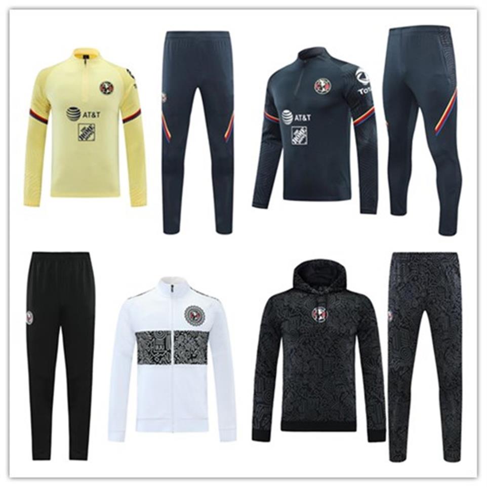 

Mexico Liga MX America long sleeve tracksuit tops set UNAM soccer jacket Cougar Football jackets training suit273y, As shown
