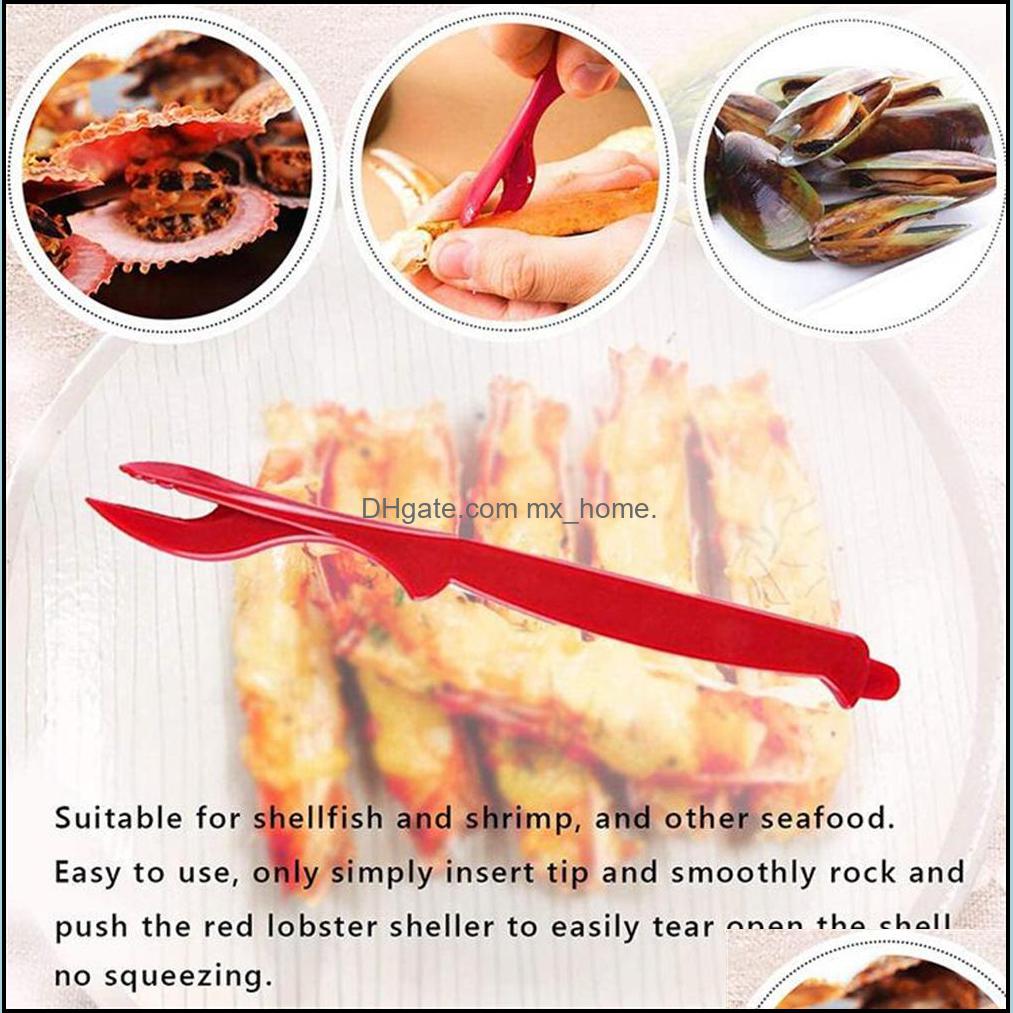 

Dining Seafood Crackers Lobster Picks Tools Crab Fork Cfish Pns Shrimp - Easy Opener Shellfish Sheller Knife Drop Delivery 2021 Forks Fla