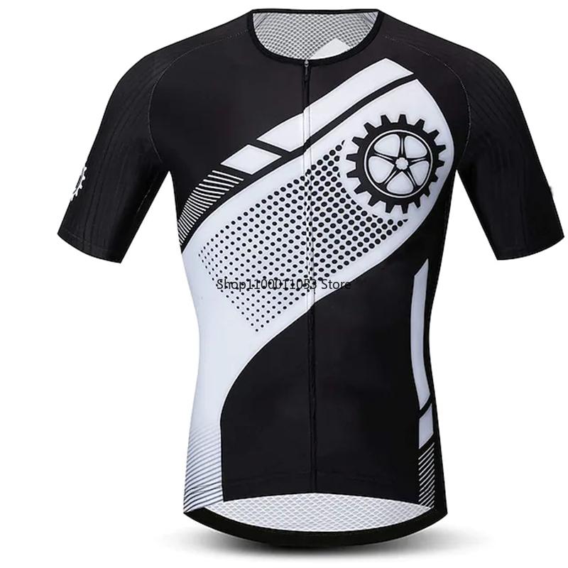 

Racing Jackets Quality 2022 Sportswear Short Sleeve Outfit Breathable Men Summer Custom Digital Manufacturers Mountain Cycling JerseyRacing