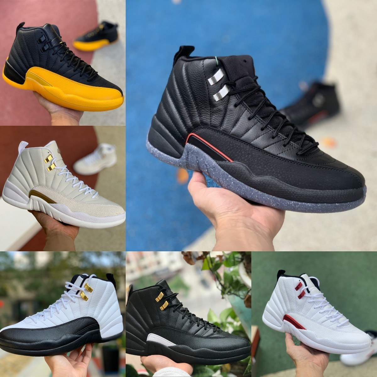 

Jumpman Utility Grind 12 12s Mens High Casual Basketball Shoes Twist Gold Indigo Flu Game Dark Concord OVO White Royalty Fiba Playoff Taxi The Master Trainer Sneakers, Please contact us