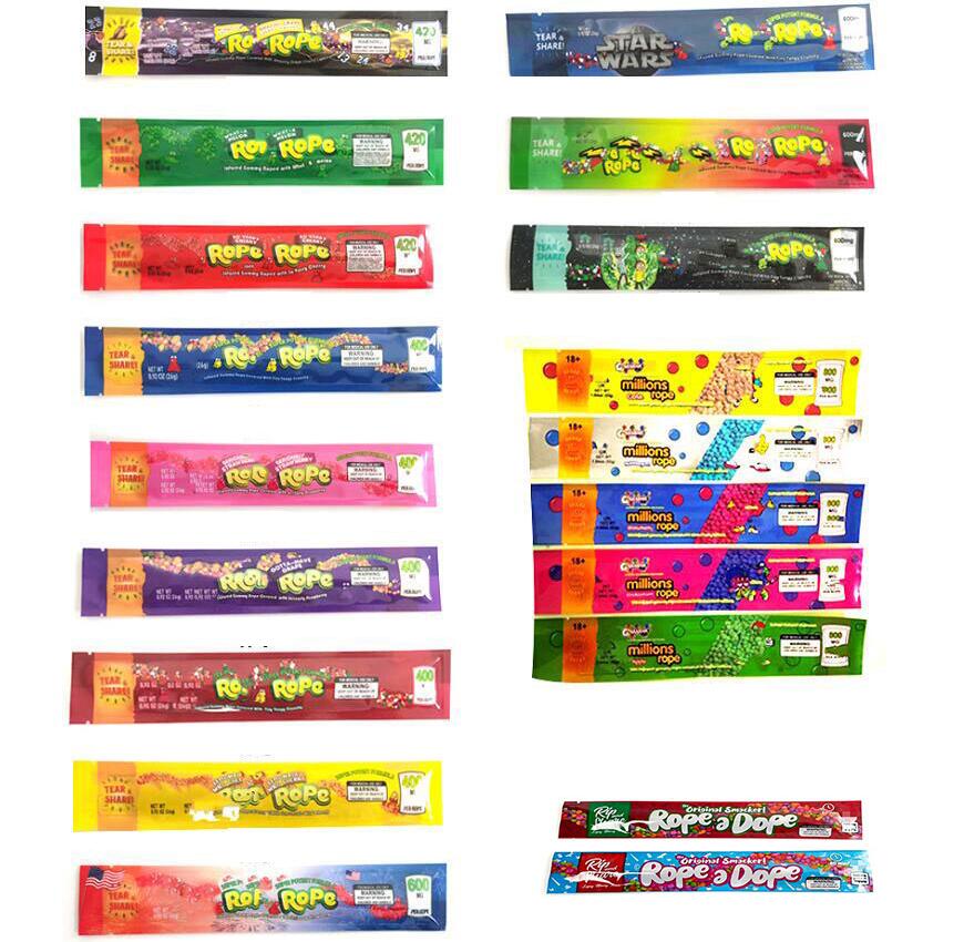 

800mg Millions Rope Bag 20 Types 400mg 420mg 600mg Empty Packaging Bags 500mg Package
