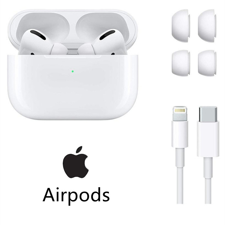 

Apple Airpods pro 3 3rd generation Earphones ANC Noise cancellation transparent H1 Chip Rename GPS Wireless Earbuds Bluetooth Headphones 2nd generation headset, White