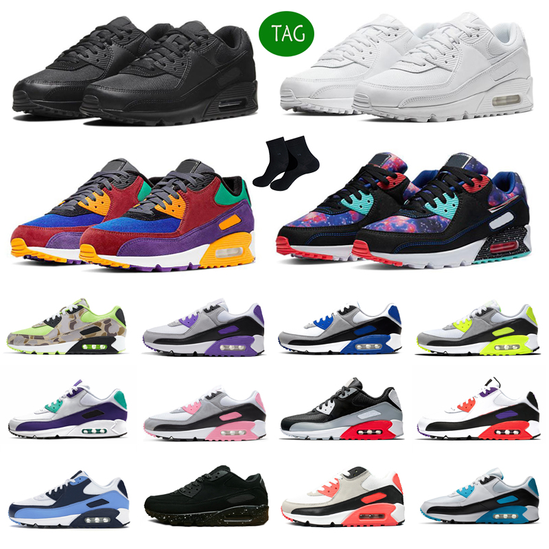 

2022 Running Shoes Women Sneakers Triple White Black Supernova Raptors Infrared Reverse Duck Camo Viotech UNC Grape Mens Trainers 36-45, Yellow