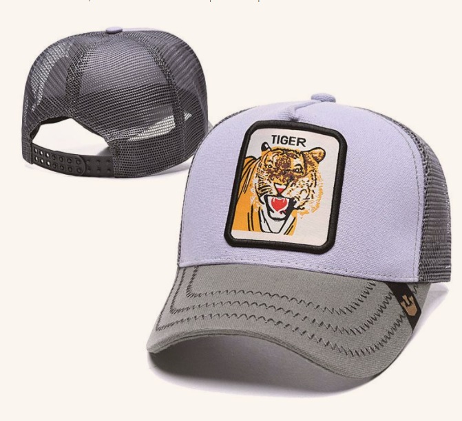 Mesh Breathable Baseball caps Animals embroidery snapbacks Popular Patchwork Couple Cap High Quality Summer Style Fashion Casual Sun Hats
