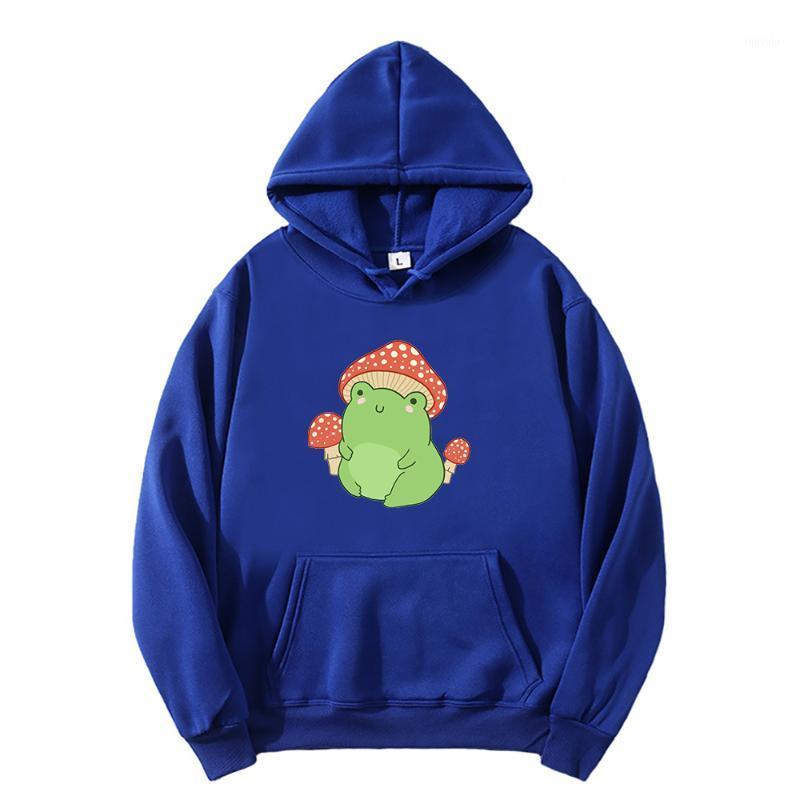 

Women's Hoodies & Sweatshirts Cute Frog Mushroom Hat Print Funny Sweatshirt Plus Size Fleece Harajuku Pullovers Kawaii Hoodied Dazy Style Ho, 4696-3