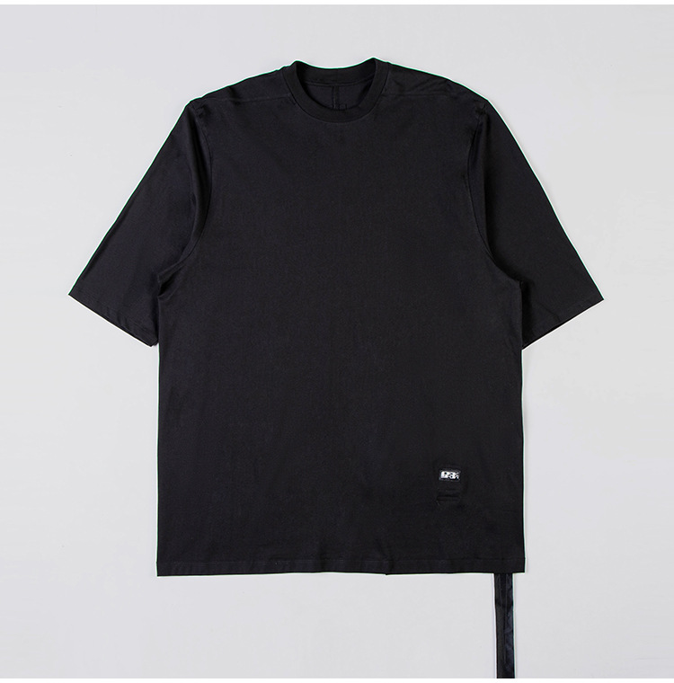 Rick original imprimez les hommes en streamer surdimensionné Summer Tees Owens Oversize Cotton T-shirt Men Tops Hiphop Streetwear Men Shirts