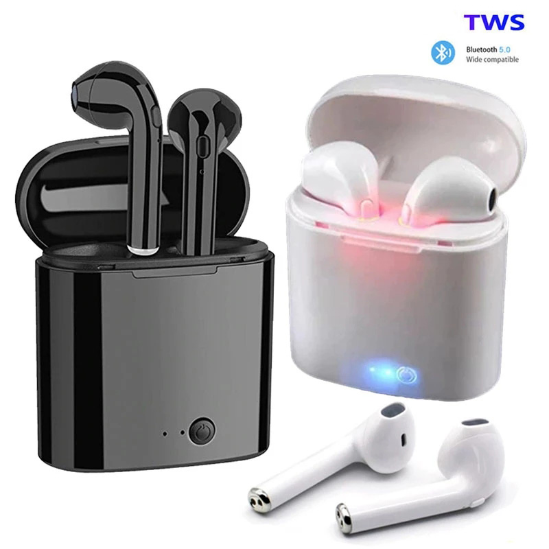 

AAA Quality Tws Wireless Headphones Bluetooth 5.0 Earphones Sport Earbuds Headset With Mic Charging Box Headphones For All Smartphones Have Retail Package, White