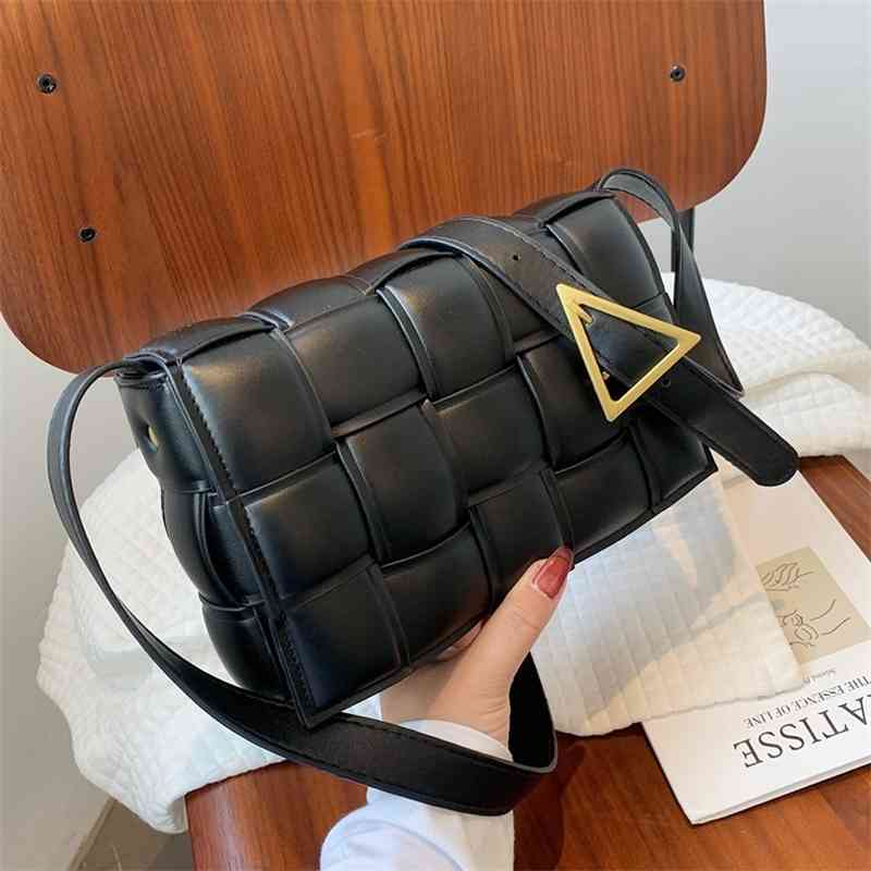 

Designer woven Luxury Venetasss Handbags B0ttegass women's 2022 fashion high texture niche design messenger versatile ins tofu Z9T7 lilZ9T7, Dark green